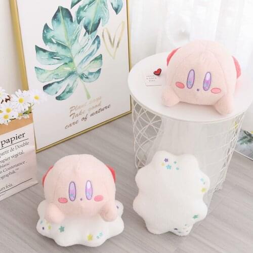 Kawaii Ichiban Kuji clouds Kirby plush toys Anime Peripheral Classic Characters Decor Pillows Soft sofa cushions Gift for girl
