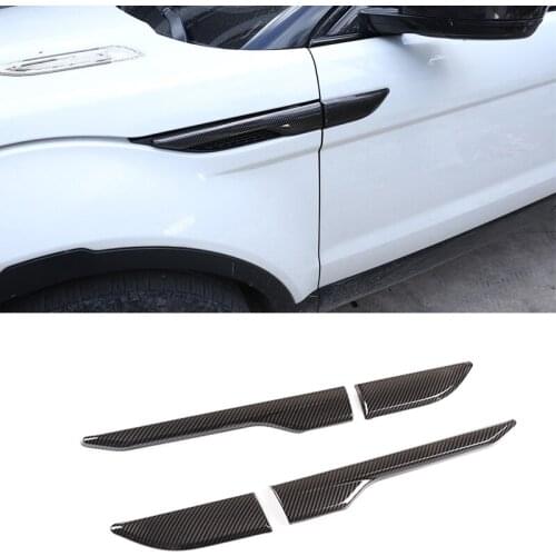 ABS Car Styling Exterior Side Air Vent Outlet Cover Trim for Land Rover Range Rover Evoque 2012-2017 Car Exterior Accessories