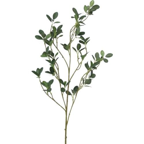 Elm Leaves Artificial Flower Plastic Home Office Shop Decoration 105cm Green Branches Faux Ficus Twig