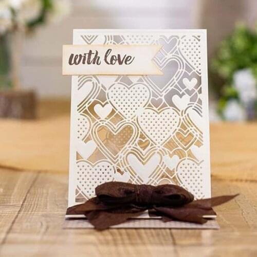 Only Love Layer Frame Metal Cutting Dies Stencils for DIY Scrapbooking Photo Album Decorative Embossing Paper Crafts Die Cut