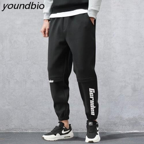Men Casual Pants Men Solid Pants Fashion Cotton Trousers Pocket Applique Casual Work Pants Stretch Jogging Pants 9 Styles S-5Xl