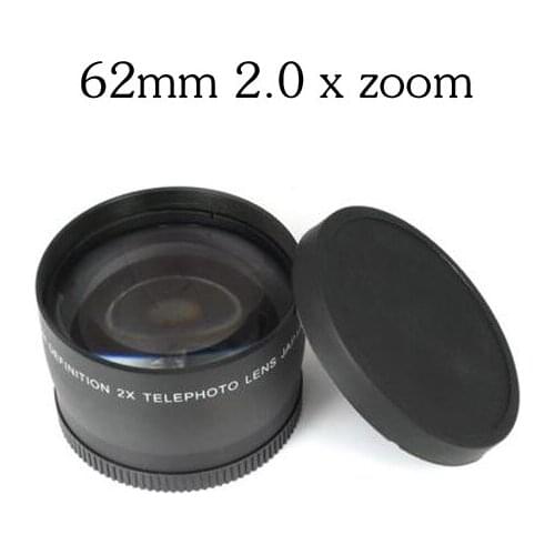 62mm 2.0X Super Macro Wide Angle Fisheye Macro photography Lens for Canon NIKON Sony PENTAX DSLR DV 18-200 Camera thread lens