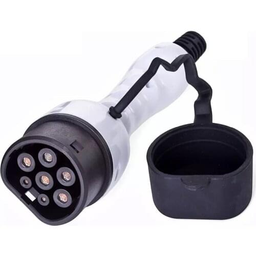 EV Plug Adapter Type 2 EV Charger Female IEC 62196 Convertor 16A 32A