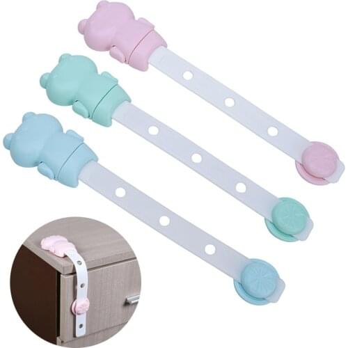 Plastic Cabinet Lock Child Safety Lock Drawer Door Cabinet Locks Kids Safety Care Baby Security Drawer Latches