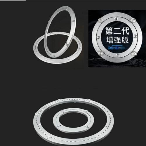 HQ LS01 Aluminium Alloy Swivel Plate for Kitchen Furniture Lazy Susan Turntable Bearing Dining Table Swivel Plate Turnplate
