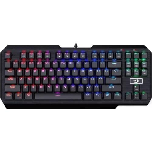 Redragon – k553 wired mechanical gaming keyboard, waterproof, rgb backlit