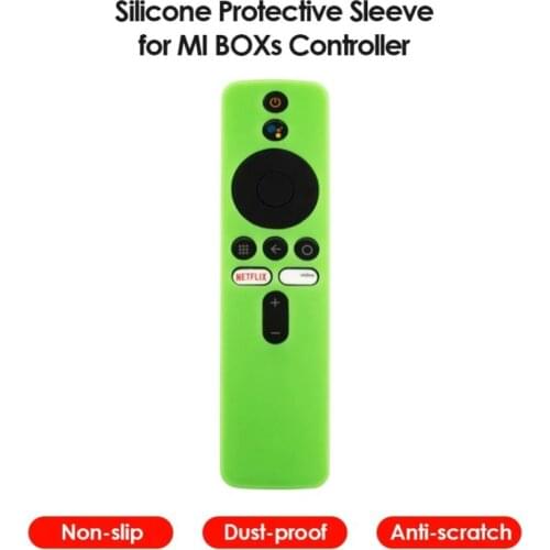 Silicone Remote Control Cover For Xiaomi Mi Box S High-quality Protective Case Non-slip Dustproof Protector For Mi TV Stick