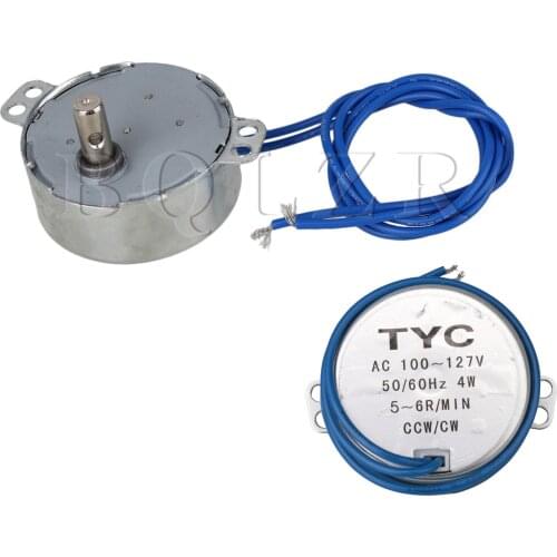 BQLZR TYC-50 AC 110V Synchronous Motor 5-6RPM CW/CCW 4W Torque 4KGF.CM