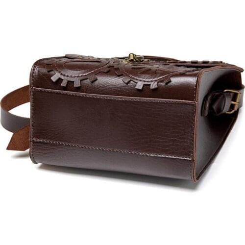 Steampunk Rock Shoulder Bag Satchel Waist Pack Biker Rider Handbag Crossbody Bag