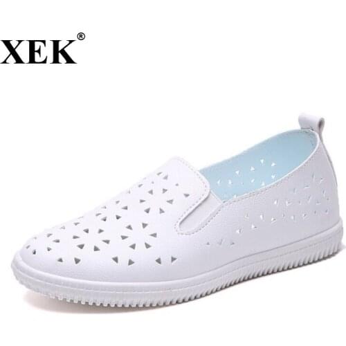 XEK Women's Ballet Flats With Heels