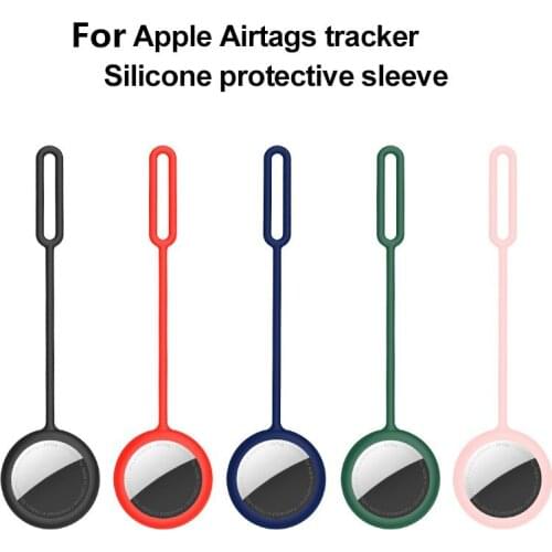 Protective Cover For AirTags Silicone Protective Sleeve Shockproof Anti-fall Anti-scratch Protective Sleeve For Air Tags