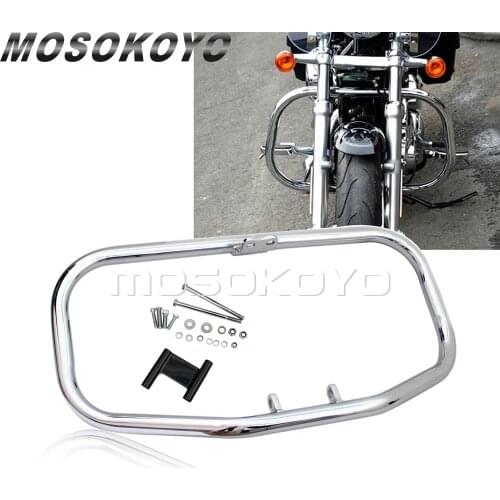 1-1/4" Tube Engine Guard Highway Crash Bar For Harley Sportster 48 72 XL883 XL1200 1984-2003 XLH 1200/883 Hugger Sport Custom