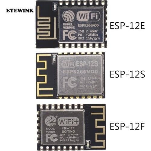 100PCS ESP8266 serial WIFI model ESP-12E ESP-12F Authenticity Guaranteed ESP12