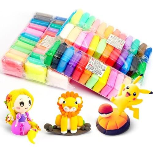 15g/bag 12/24/36 colors Clay Super Light Soft Modeling Clay Plasticine DIY Children Toys Learning Educational Kids Toy