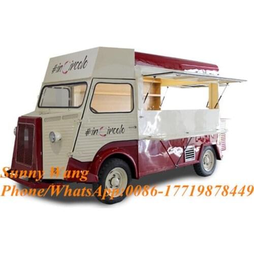 4.9M Food Truck Mobile Kitchen Outdoor Trailer Electric Vehicle Coffee Bar Beverage Shop Hot Dog Food Cart for Sale Free Ship