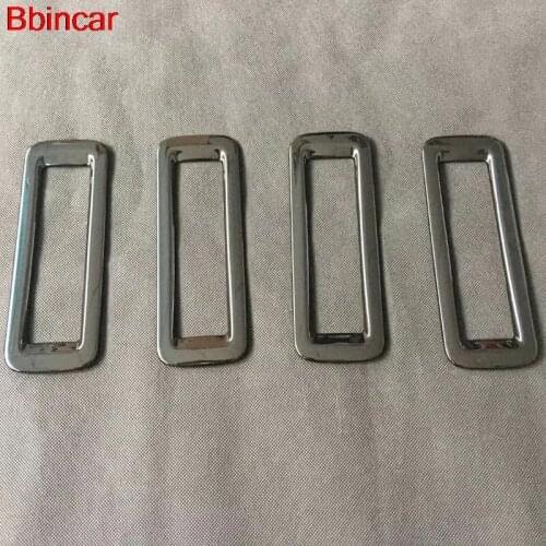 For Toyota Voxy Noah R80 2014 2015 2016 2017 2018 4pcs Roof Rear Air Confitioner AC Vent Outlet Cover Frame Trim Stickers