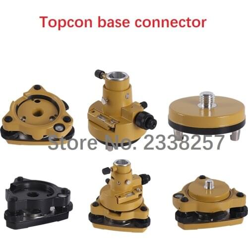 Base GPS RTK Theodolite Total Station Tripod Plummet Prism Base Connector