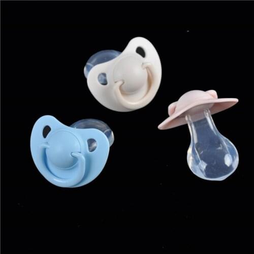 Big Adult Nibbler Pacifier Feeding Nipples Adult Sized Design with Back Cover