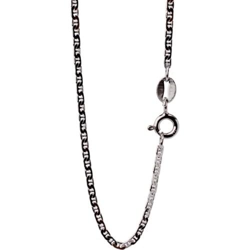 JustNeo Solid 925 Sterling Silver marina Chain Necklace,Basic Chains for Pendants