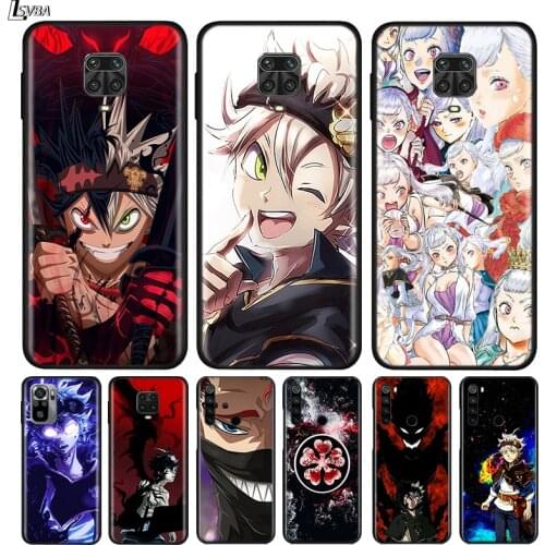 Silicone Cover Black Clover Anime For Xiaomi Redmi Note 10 10S 9 9C 9S Pro Max 9T 8T 8 7 6 5 Pro 5A 4X 4 Phone Case
