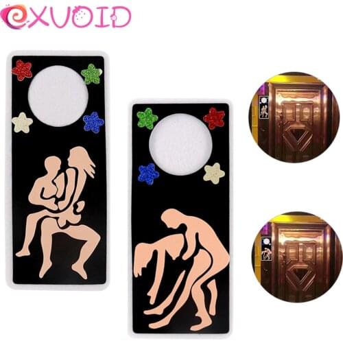 EXVOID Erotic Products Sex Toys for Couples Flirting Hen Party Accessories Gift Bachelor Party Suplies Bar KTV Door Hanger