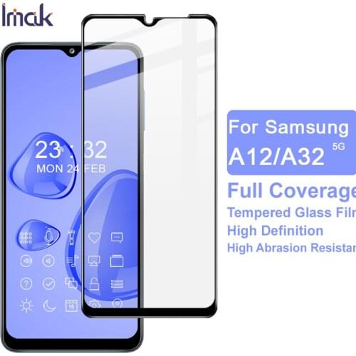 Imak Pro+ Full Screen Glue Tempered Glass Protective For Samsung Galaxy A12 oleophobic