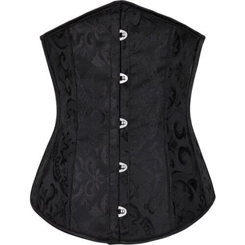 Waist Trainer Underbust Corset and Waist Cincher Gothic Bustiers Top Workout Shape Body Sexy Lingerie Slimming Belt Plus Size