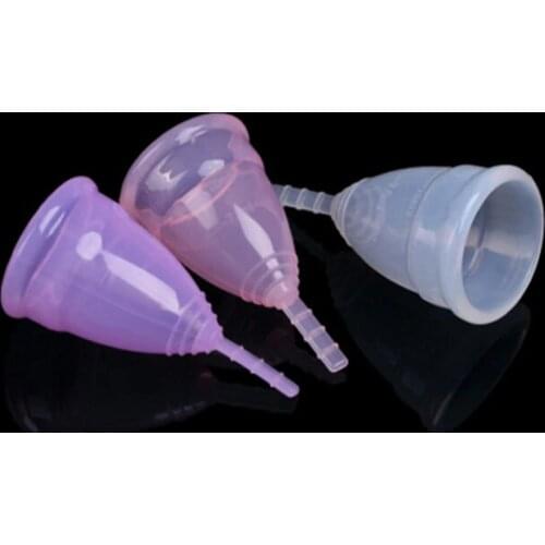 Health Care Reusable Medical Silicone Menstrual Cup for Lady Tempon Period Cup Copo Menstrual De Silicone for Women Girls