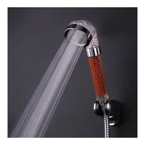 Bathroom Shower Head Stone Filter Adjustable Presurized Shower Perspective High Pressure Water Saving Anion Stone Filter SPA