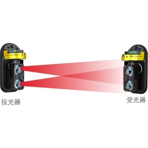 New Arrival Infrared Detector Intrusion AlarmBurglar Alarm ABT-150 Photoelectric Dual Beam Perimeter Fence Window Outdoor