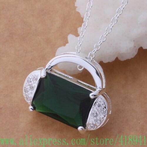 Silver Plated Necklace Silver Plated fashion jewelry pendant /bwoaknva bdhajuoa AN668