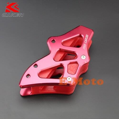 Pro Caken RED CNC Billet Aluminium Rear Chain Guide Guard CRF250R CRF450R 2005-2006 E-Moto
