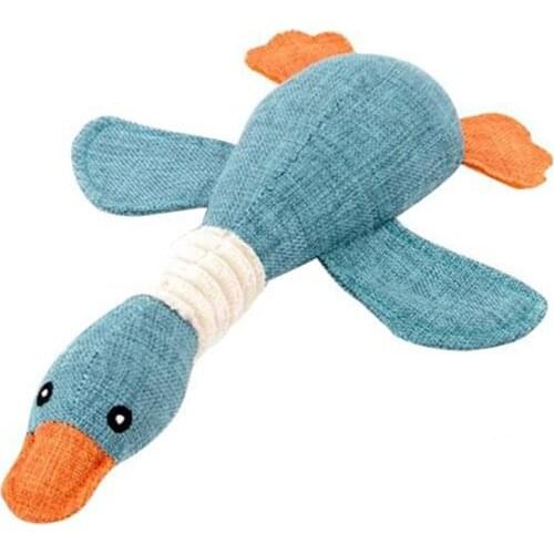 Dog Squeak Toys Wild Goose Sounds Toy Cleaning Teeth Puppy Dogs Chew Supplies Training Supplies Dog Educational Plush Toys
