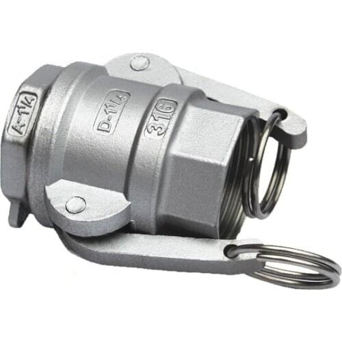 1/2" 3/4" 1" 1-1/4" 1-1/2" BSPT Female Thread 304 Stainless Steel D + A Type CamLock Cam Lock Fitting Adapter For Homebrew