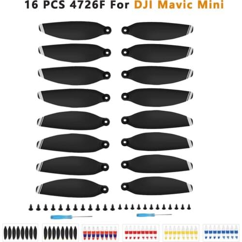 16PCS Replacement Propeller for DJI Mavic Mini Drone 4726 Light Weight Props Blade Wing Fans Accessories Spare Parts Screw Kits