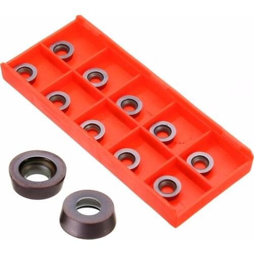 10Pcs RPMT1003 M0 VP15TF Carbide Inserts Cutter Blades 3.2mm Thickness For Lathe Turning Tool CNC Milling Tool