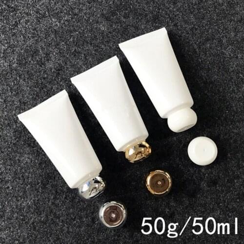 300PCS 40ml 60ml 80ml 100ml Empty Cosmetic Soft Tube Travel Makeup Squeeze Dispensing Essence BB Cream Lotion Bottle Containers