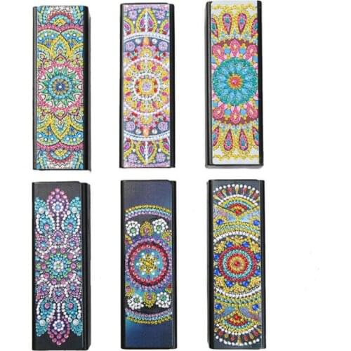 5D DIY Diamond Painting Eye Glasses Case Travel Leather Sunglasses Storage Box Christmas Gifts Embroidery Handmade Craft