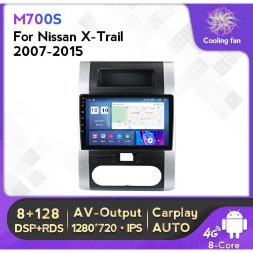 Android 11 RDS DSP 6G+128G IPS Car Media Car Multimedia Player Car Audio For Nissan X-Trail 2007-2015 Multimedia Video Player