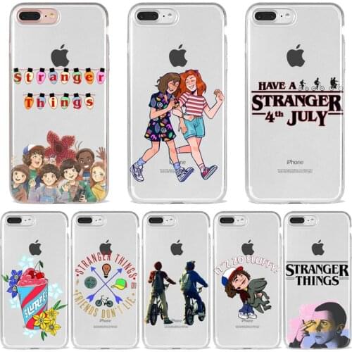 Stranger things season 3 2019 phone case for iPhone X XR 11 12 Mini Pro MAX 7 8plus SE For Apple clear soft Silicone back cover