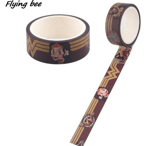 Flyingbee 15mmX5m Movie Women Washi Tapes Life Stationery Decorative Adhesive Scrapbooking DIY Paper Office Stickers X1322