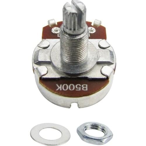 NEW 240PCS/Pack Guitar Potentiometers A500K / B500K /A250K/ B250K Long Split Shaft 18mm for Guitar Accessories