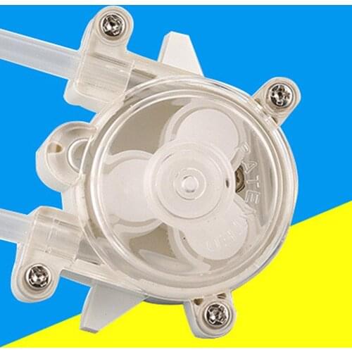New DC 6V Dosing Pump Peristaltic Head with Water Pipe for Aquarium Lab Analytical for Laboratory Bioengineering G528 Water Pump