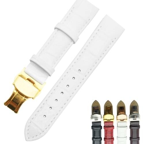 18mm Patent Leather Ladies Watch Strap for Tissot Watch Bands 1853 Woman Bracelets Clock Female Belts for Couturier T035210 207