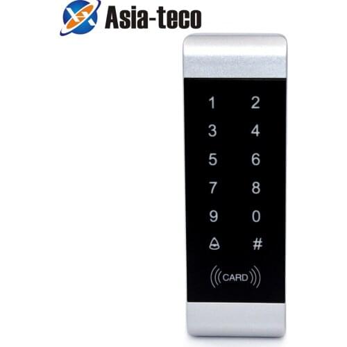 125khz RFID access control Standalone Access Control keypad reader Narrow Snall Size Door Frame Touch Keypad w/ Backlight