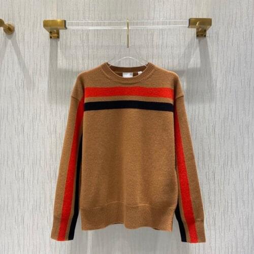 Luxury Design 2021 Winter Collection Casual Minimal Office Style Cashmere High Quality Sweater