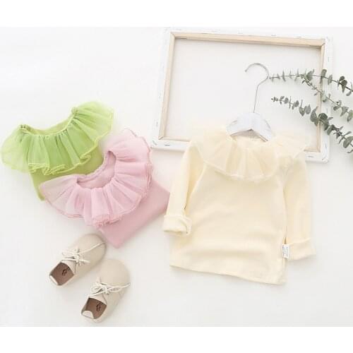 Toddler Girls Shirts Spring New Arrival Cotton Long Sleeve Tops for Girl Baby Kids Clothing 2020 Children Shirts 1 2 3 4 5 6 Y