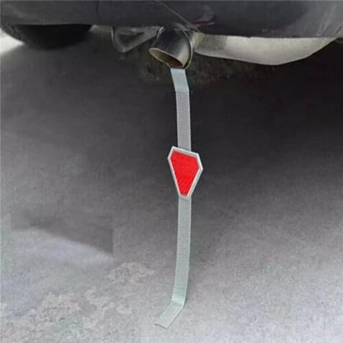Triangle Shaped Car Grounding Chain Anti-static Strip Metal Electrostatic Belt Prevent Accidents Warning Reflective Tape