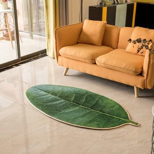 Creative green tree Leaves carpet rug bedroom children living room floor mat baby play carpet hallway bath rugs kitchen tapete