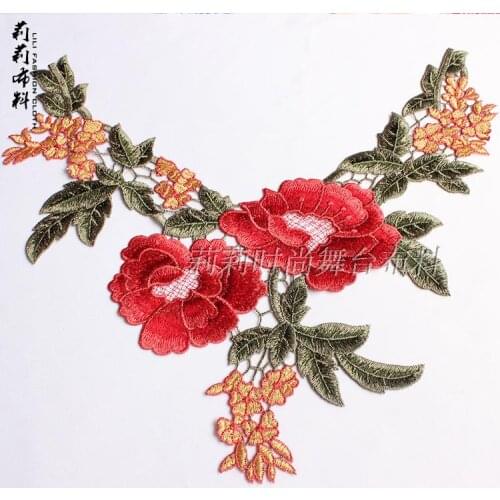 Water soluble embroidery lace lace applique cloth dress dress DIY dress accessories